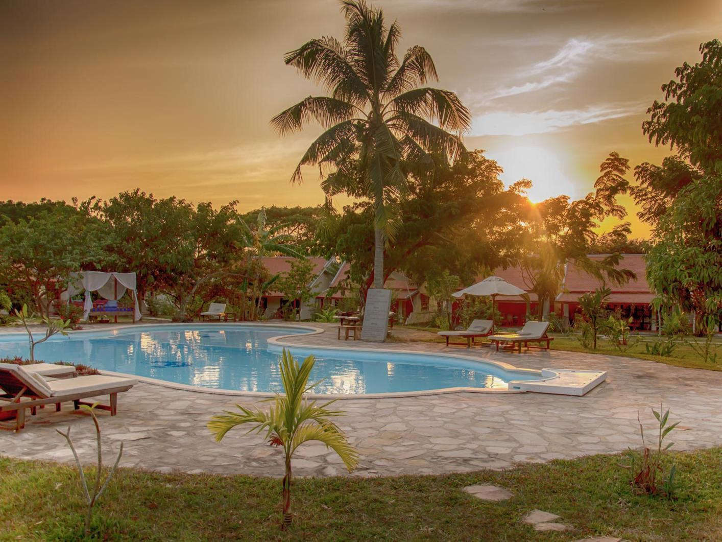 Le Flamboyant Resort Kep Bagian luar foto